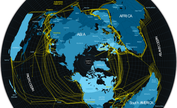 Global Internet map: Geotel, Fortune maps show how cable infrastructure connects the world